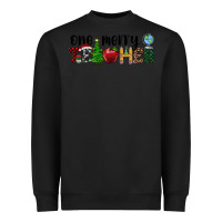 Black one merry teacher Heavyweight Sweatshirt - RanaPortraitStore
