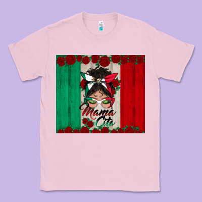 Mexican Messy Bun Mamacita Classic Tee Designed By Bundleandbundleshop
