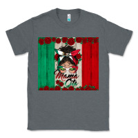 Charcoal Heather mexican messy bun mamacita Classic Tee - BundleAndBundleShop