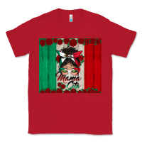 Red mexican messy bun mamacita Classic Tee - BundleAndBundleShop