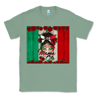 Sage mexican messy bun mamacita Classic Tee - BundleAndBundleShop