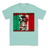 Seafoam mexican messy bun mamacita Classic Tee - BundleAndBundleShop
