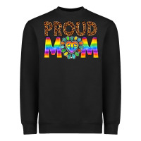 Black proud mom lgbtq Heavyweight Sweatshirt - texasbilliewilder