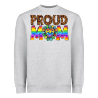 Heather Grey proud mom lgbtq Heavyweight Sweatshirt - texasbilliewilder