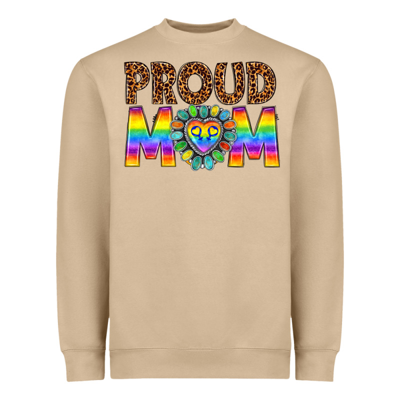 Proud Mom Lgbtq Heavyweight Sweatshirt by texasbilliewilder | Teevron