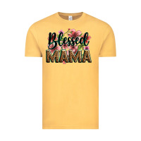 Vintage Mustard flowers blessed mama Vintage Tee - Zillion Design Studio