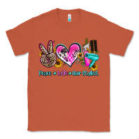 Copper peace love hair stylist Classic Tee - AdoDesignShop