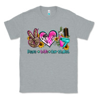 Heather Grey peace love hair stylist Classic Tee - AdoDesignShop