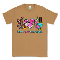 Toasted Coconut peace love hair stylist Classic Tee - AdoDesignShop