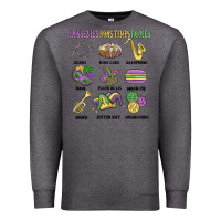 Charcoal Heather laissez les bons temps rouler Premium Sweatshirt - MaliasSmallBusiness