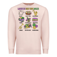 Pale Pink laissez les bons temps rouler Premium Sweatshirt - MaliasSmallBusiness