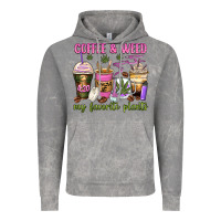Cloud Rock coffee and weed my favorite plants Vintage Hoodie - Zillion Design Studio