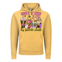 Vintage Mustard coffee and weed my favorite plants Vintage Hoodie - Zillion Design Studio