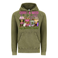 Vintage Olive coffee and weed my favorite plants Vintage Hoodie - Zillion Design Studio