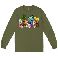 Army Green easter Long Sleeve Tee - AdoDesignShop
