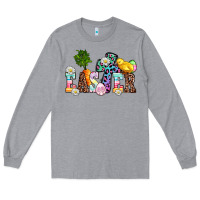 Heather Grey easter Long Sleeve Tee - AdoDesignShop