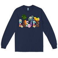 Navy easter Long Sleeve Tee - AdoDesignShop