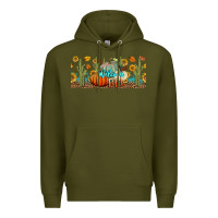 Army Green welcome fall Premium Hoodie - BundleAndBundleShop