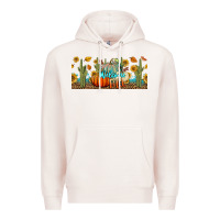 Pale Pink welcome fall Premium Hoodie - BundleAndBundleShop