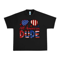 Black All American dude Urban Heavy Tee - Neo Western