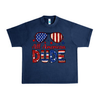 Navy All American dude Urban Heavy Tee - Neo Western