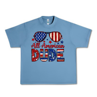 Pebble Blue All American dude Urban Heavy Tee - Neo Western