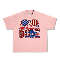 Salmon All American dude Urban Heavy Tee - Neo Western