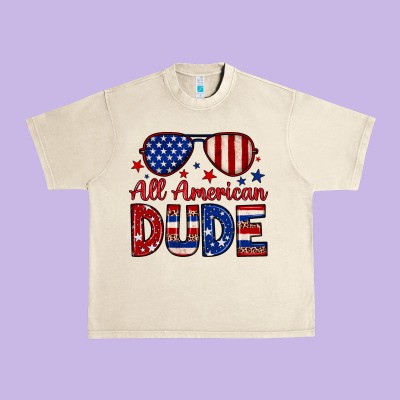 All American Dude Urban Heavy Tee Designed By Neo Western