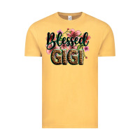 Vintage Mustard flowers blessed gigi Vintage Tee - Zillion Design Studio