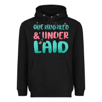 Black overworked underlaid Heavyweight Hoodie - MaliasSmallBusiness