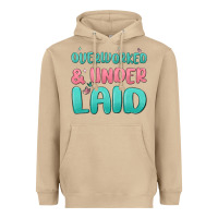 Mushroom overworked underlaid Heavyweight Hoodie - MaliasSmallBusiness