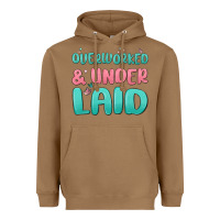Toasted Coconut overworked underlaid Heavyweight Hoodie - MaliasSmallBusiness