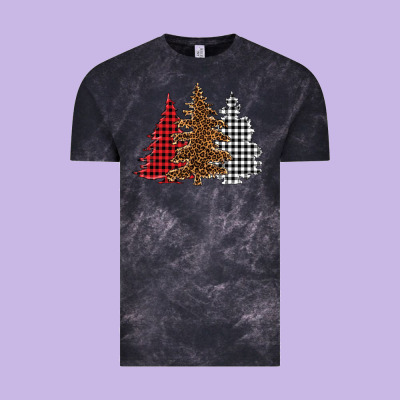 Christmas Trees Vintage Tee Designed By Barkaloodesign