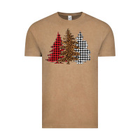 Vintage Coffee christmas trees Vintage Tee - BarkalooDesign