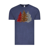 Vintage Denim christmas trees Vintage Tee - BarkalooDesign