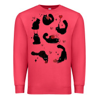 Cardinal valentine cat Premium Sweatshirt - MaliasSmallBusiness