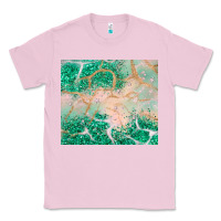 Bubblegum Pink green glitter Classic Tee - JahusDesignShop