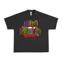 Pigment Black Christmas big daddy claus Urban Heavy Tee - FaDigitalArtStudio