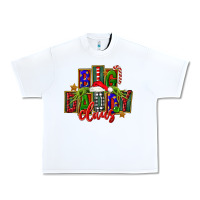 White Christmas big daddy claus Urban Heavy Tee - FaDigitalArtStudio