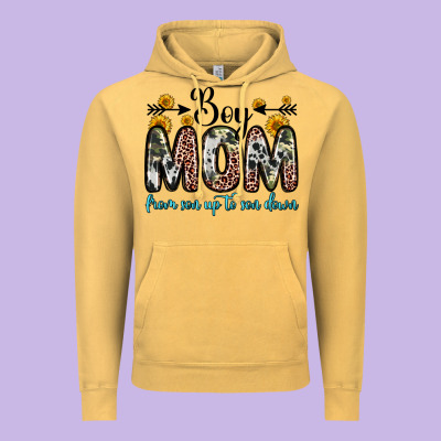 Boy Mom From Son Up To Son Down Vintage Hoodie Designed By Zillion Design Studio