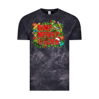 Cloud Black one merry teacher Vintage Tee - texasbilliewilder