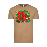Vintage Coffee one merry teacher Vintage Tee - texasbilliewilder