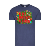 Vintage Denim one merry teacher Vintage Tee - texasbilliewilder