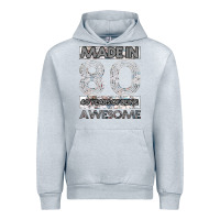 Heather Grey Born in 1980 Womens Urban Hoodie - Bettercallsaul