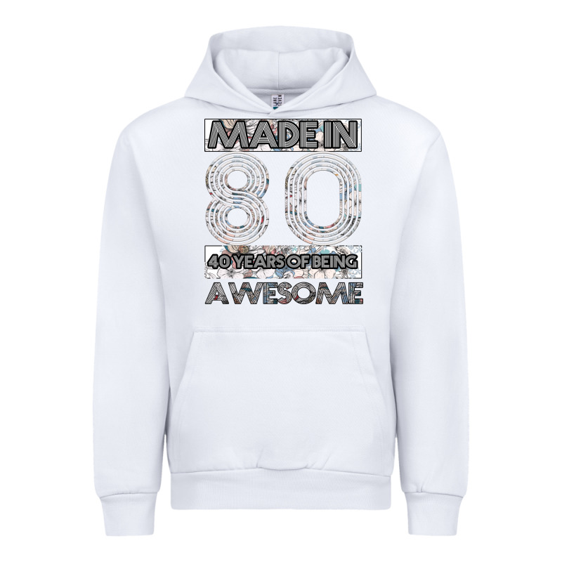 Born In 1980 Womens Urban Hoodie by Bettercallsaul | Teevron