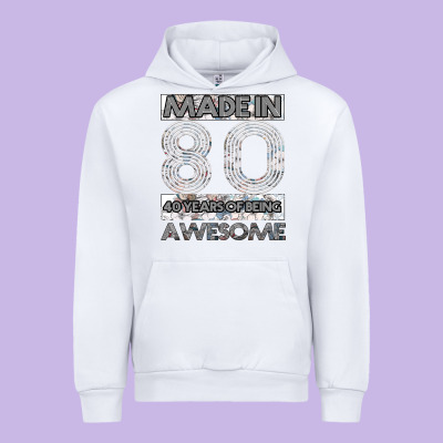 Born In 1980 Womens Urban Hoodie Designed By Bettercallsaul