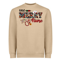 One Merry Nurse Western Heavyweight Sweatshirt | Teevron