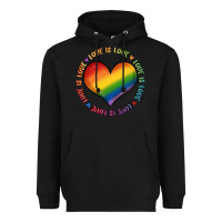 Black love is love Heavyweight Hoodie - MaliasSmallBusiness