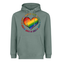 Sage love is love Heavyweight Hoodie - MaliasSmallBusiness