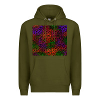 Army Green halloween leopard Premium Hoodie - BundleAndBundleShop